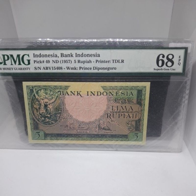 5 kera tahun 1957 pmg 68 epg