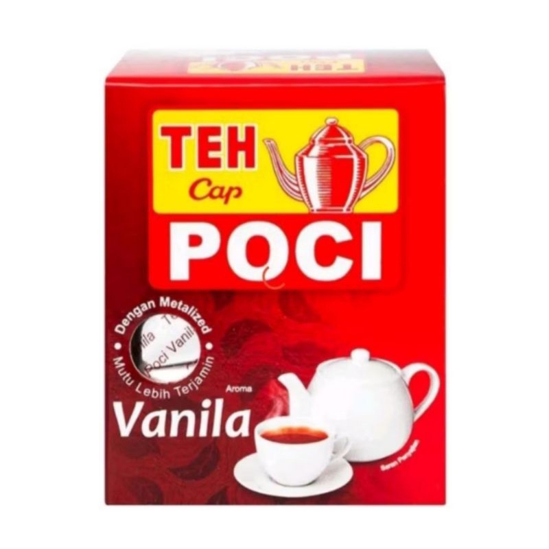 

TEH CAP POCI VANILA BUBUK 50Gr - Teh Cap Poci Bubuk / Teh Aneka Rasa / Teh Rasa Vanila / Teh Seduh Wangi Vanila /Teh Hitam Seduh / Poci Vanila Seduh / Teh Cap Poci / Black Tea / Teh Sepet Solo / Teh Solo / Teh Kepyur / Teh Tubruk / Minuman Seduh Instant