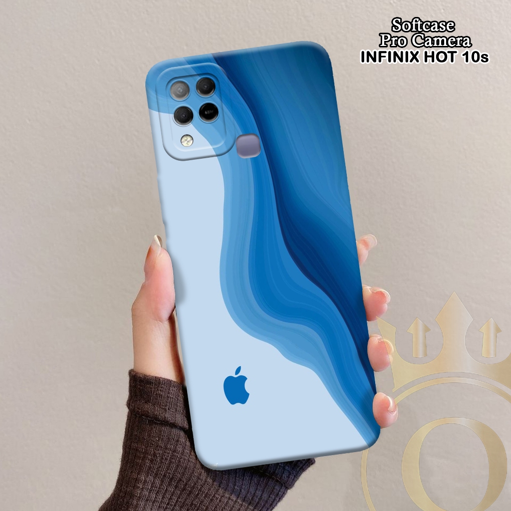 Softcase Infinix Hot 10s - ORORA - Casing Infinix Hot 10s - Motif case Abstrak - Infinix - Softcase 