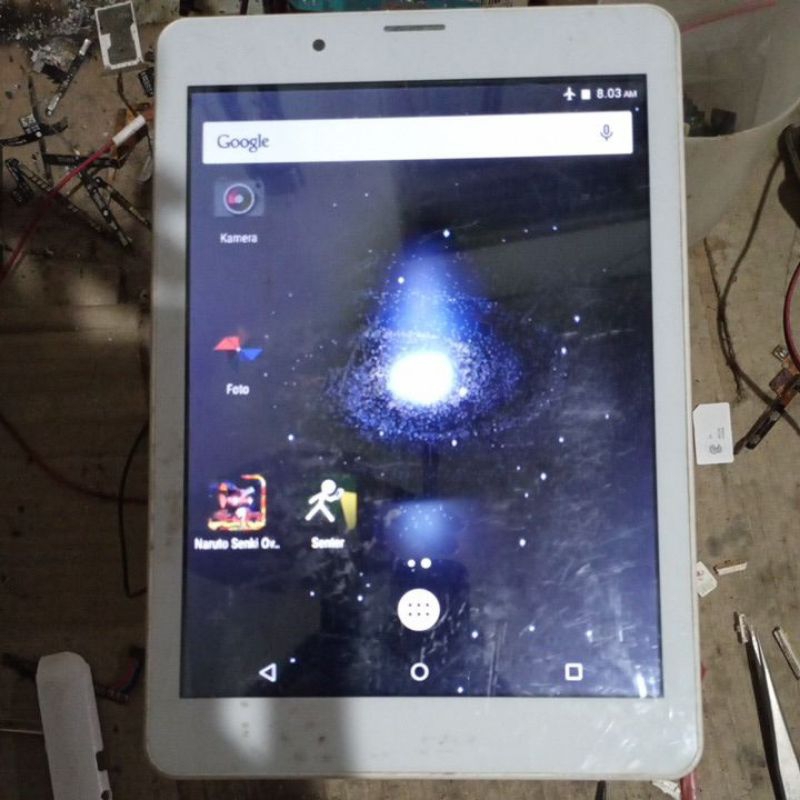 TAB EVERCOSS AT8B MINUS BACA DESKRIPSI