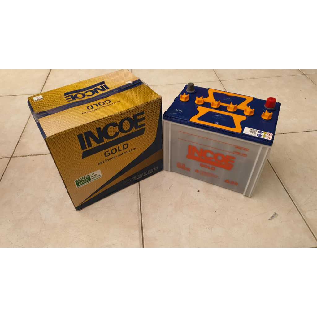 Aki Basah Incoe gold 55D26R/N50Z (60AH)