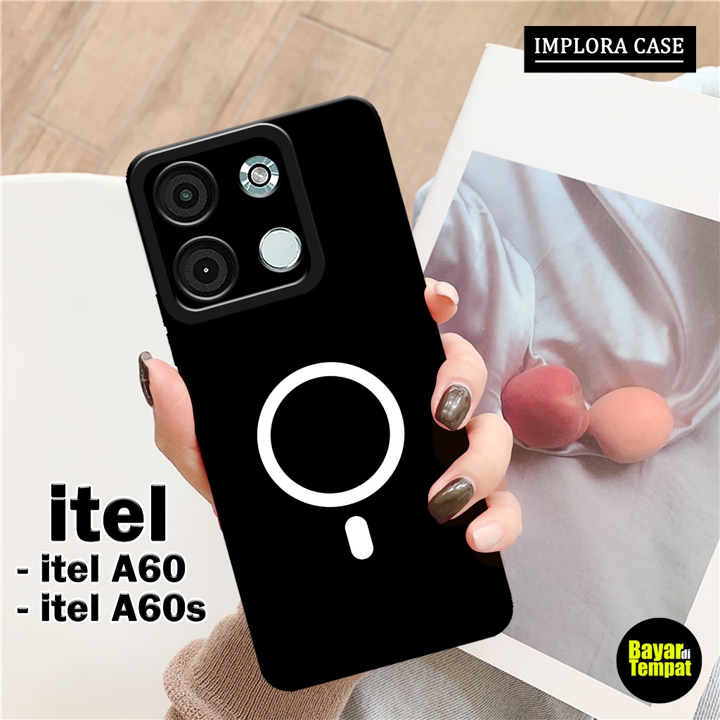 Softcase Itel A60 / A60s - Motif Branded - IMPLORA CASE - Casing Itel A60 / A60s Case Hp Itel A60 / 