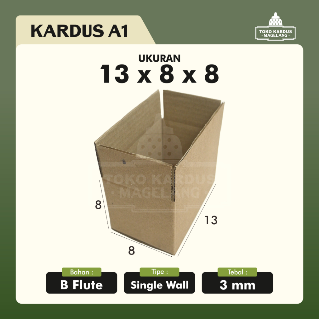

Kardus 13x8x8 cm IND