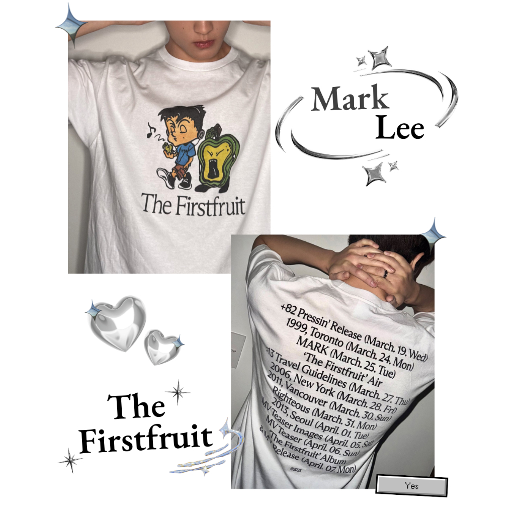 Kaos Mark The Firstfruit T-Shirt Kpop NCT
