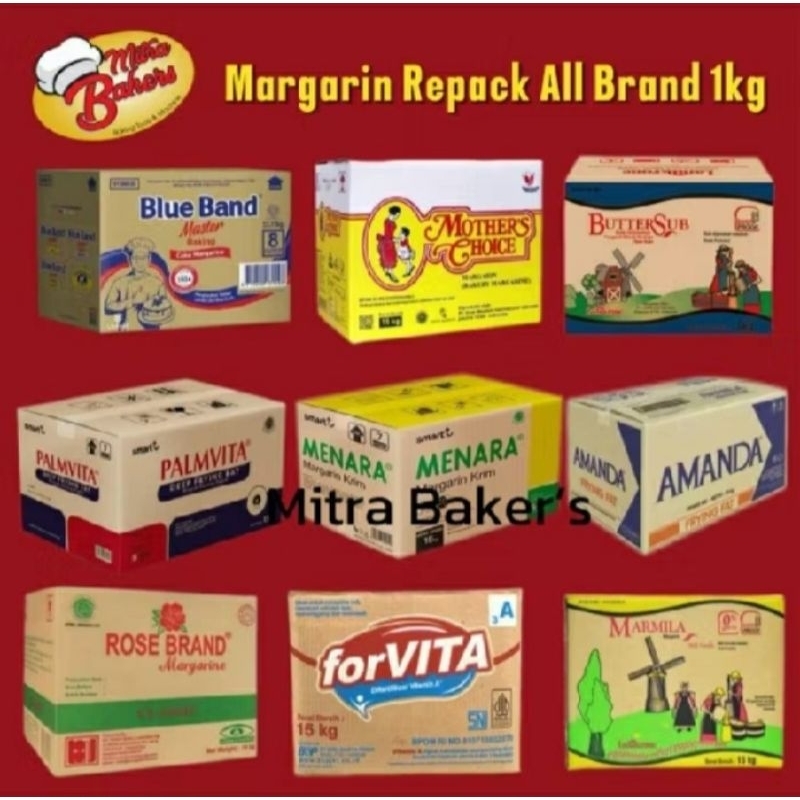 

MARGARIN REPACK 1 KG ALL VARIAN BRAND