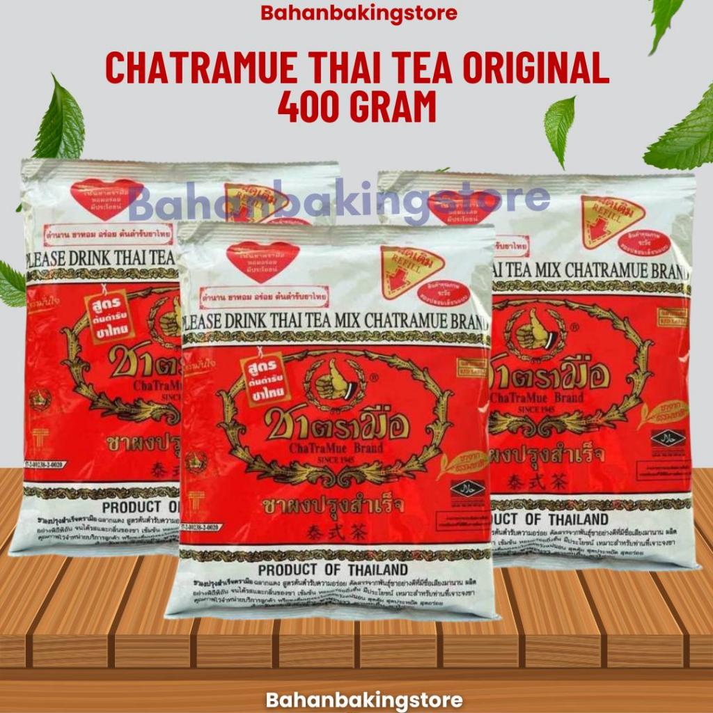 

CHATRAMUE THAI TEA THAILAND ORIGINAL 400 GRAM / THAI TEA POWDER ASLI DARI THAILAND 400GR