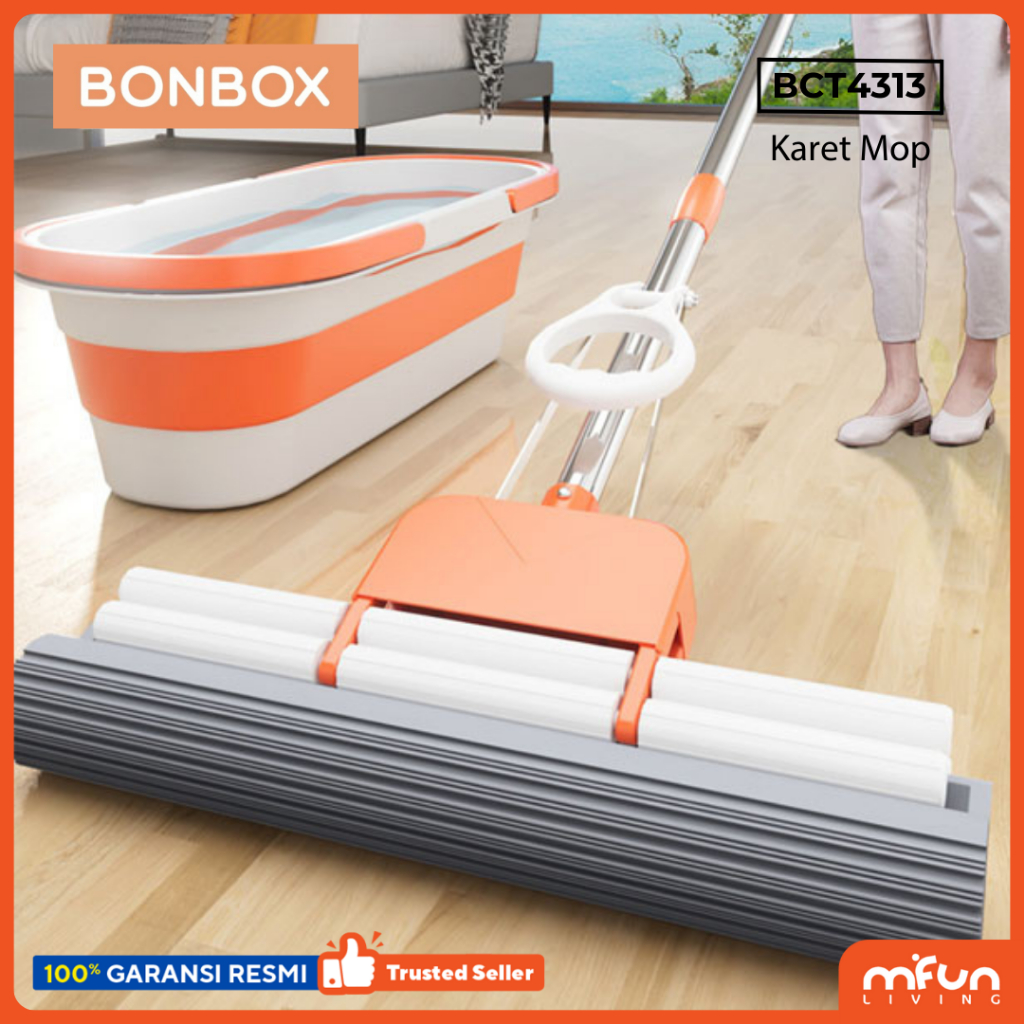 BONBOX Alat Pel Only Lantai Spons Ultra Mop Spongy Pel Lantai Karet Mop BCT4313
