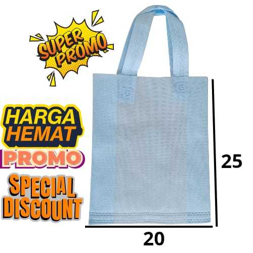 

Goodie Bag HLS 20x25, Tas Spunbond Harga 1 Lusin ( isi 12 pcs )