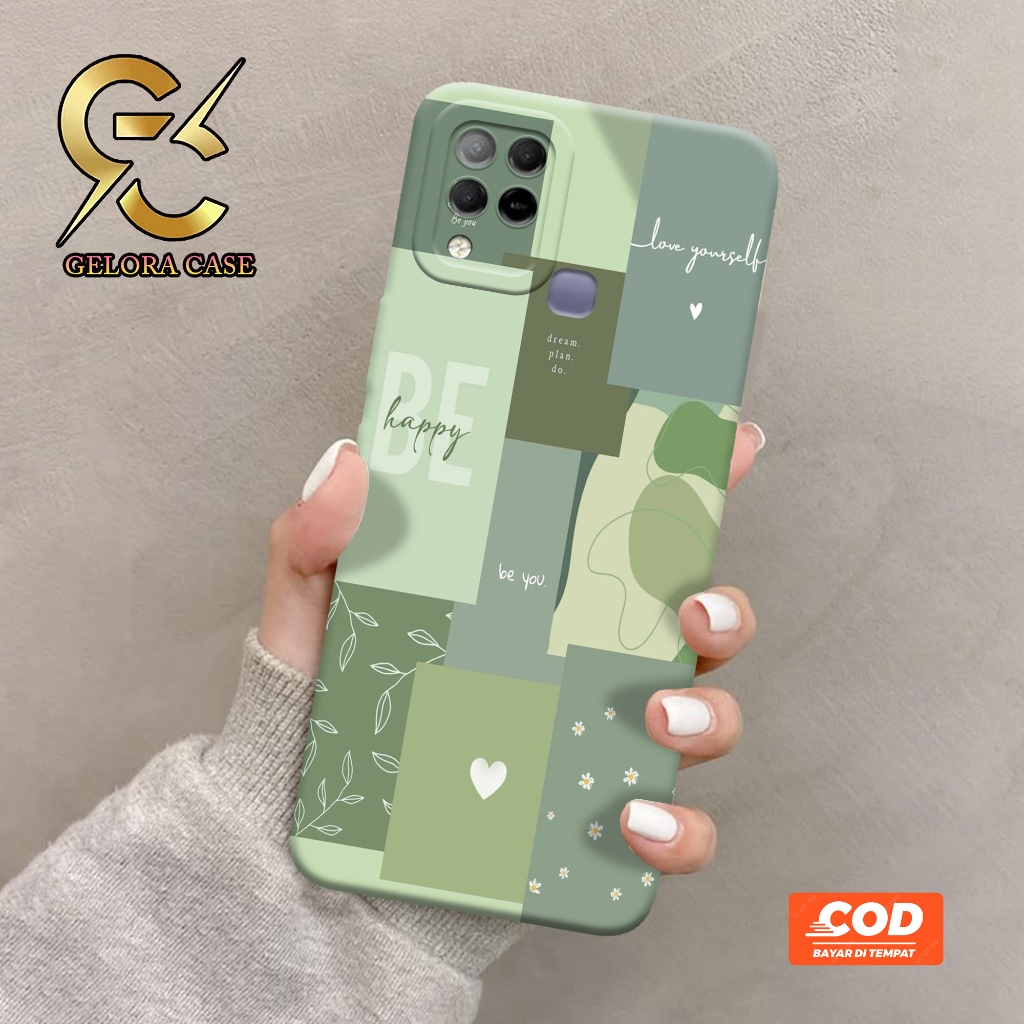 Softcase Infinix Hot 10s - Geloracase - Casing Infinix Hot 10s - Motif case Aesthetic - Infinix - So