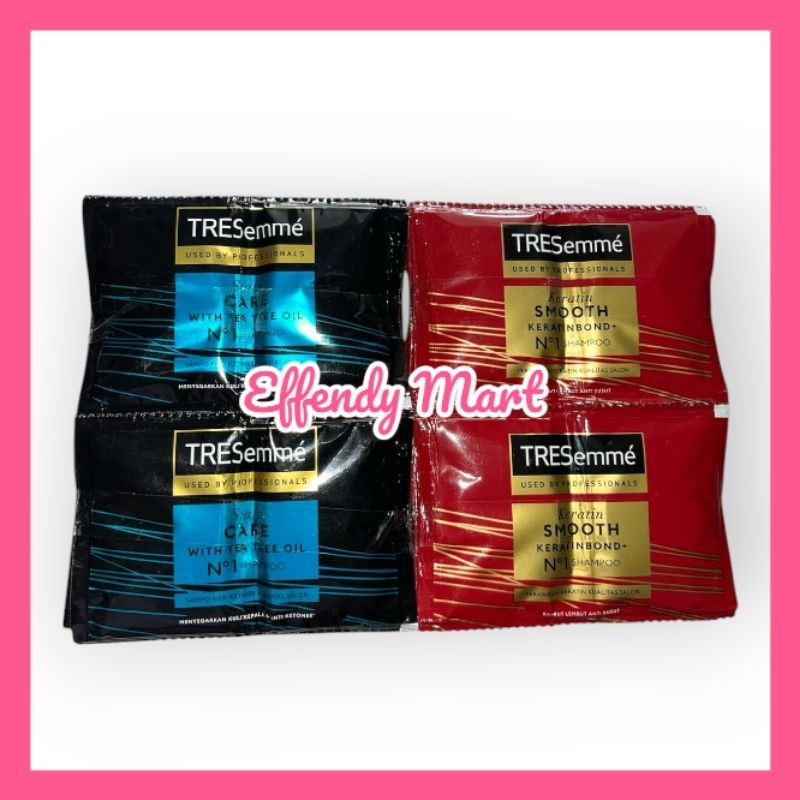 Tresemme Shampoo Sachet 12pcs | Scalp Care | Keratin Smooth
