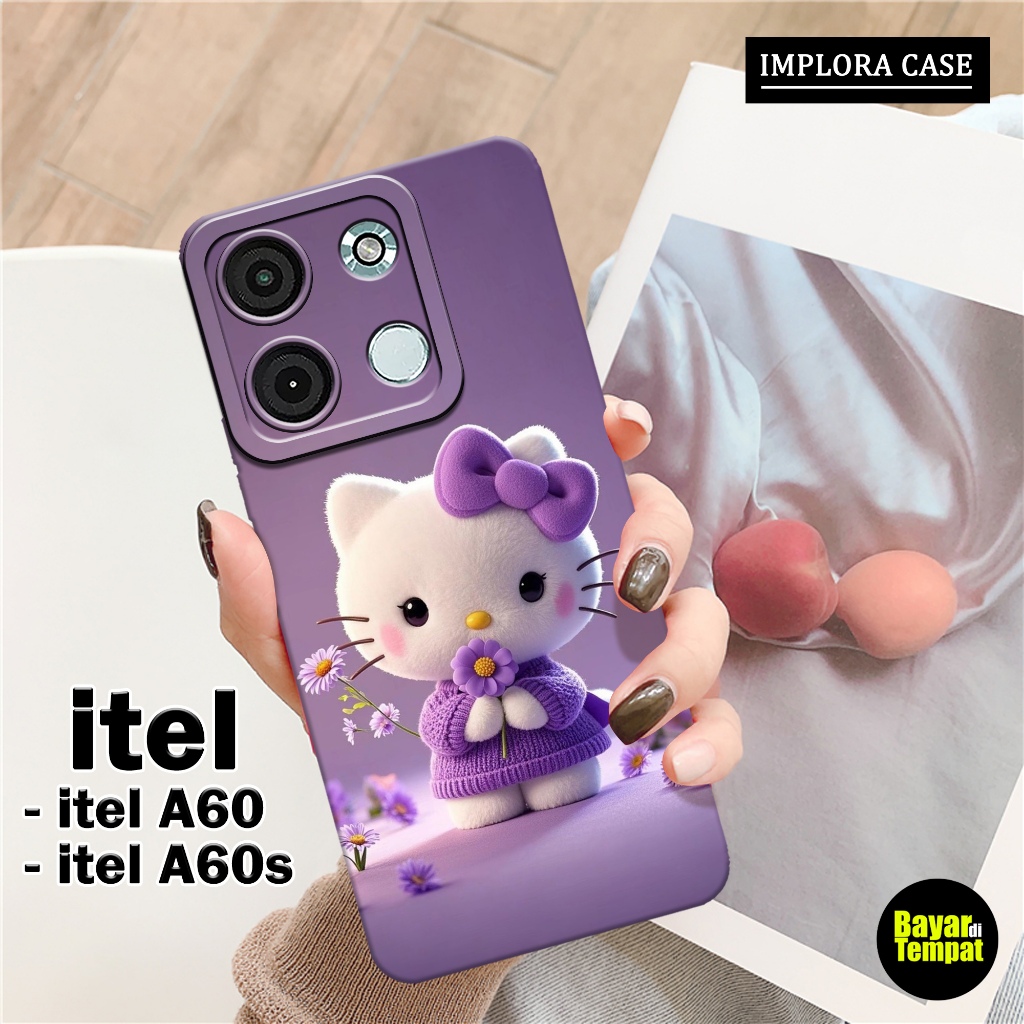 Softcase Itel A60 / A60s - Motif Kartun - IMPLORA CASE - Casing Itel A60 / A60s Case Hp Itel A60 / A
