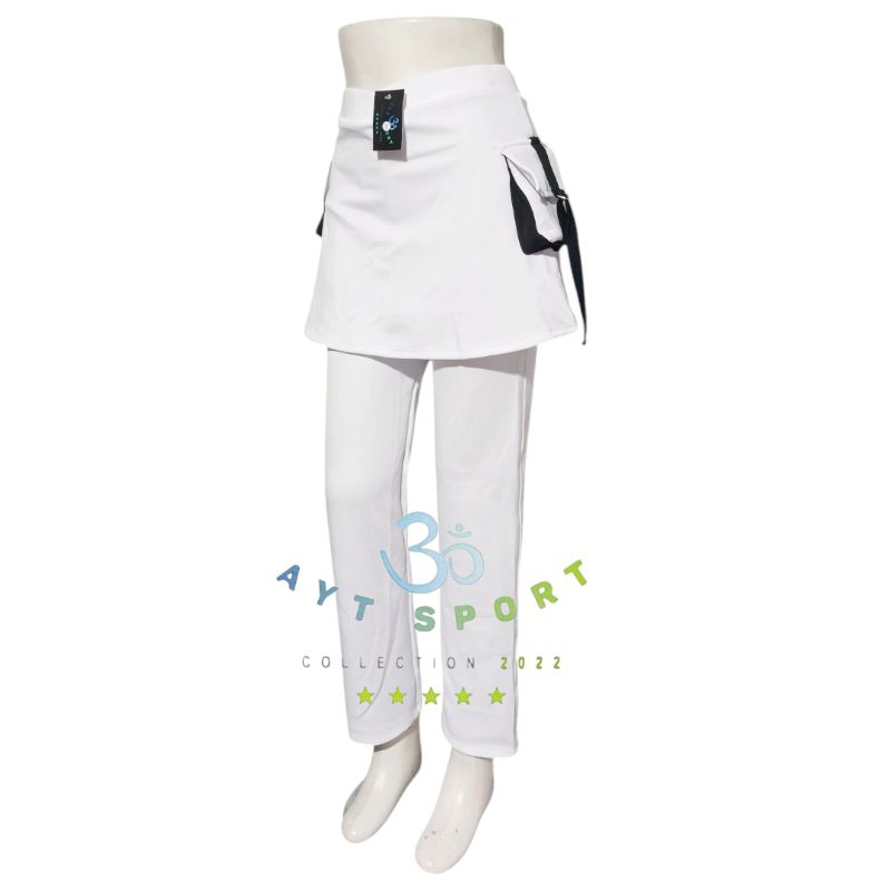 HOT DEALS PROMO CELANA SENAM ROK KANTONG TERLARIS CELANA OLAHRAGA ROK KANTONG KOMBINASI MERAH PUTIH