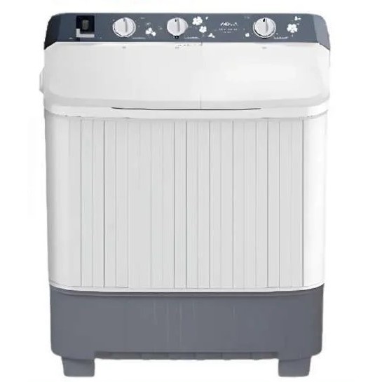 AQUA Mesin Cuci 2 Tabung 8KG QW 8011HT / QW8011HT / QW 8011HT Twin Tube