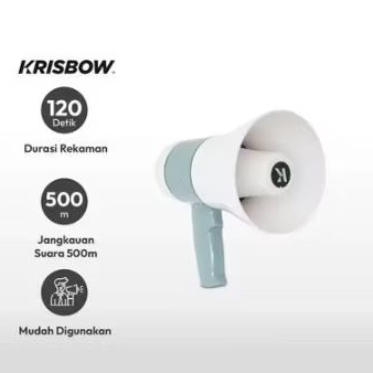 KRISBOW Megaphone Rechargeable 20 Watt / baterai charger krisbow / megaphone charger