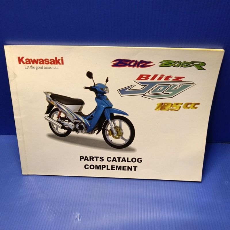 jual parts catalog complement blitz/blitz R/blitz Joy 125cc 2004 original