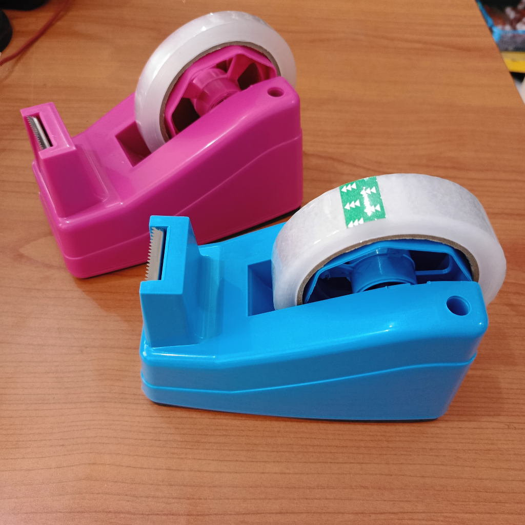 

Tape Dispenser Tape Cutter Squeezy / Pemotong Solatip Perekat TD-SQ602 Medium