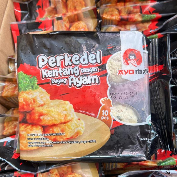 

PERKEDEL KENTANG AYAM ISI 300 GRAM 10PCS