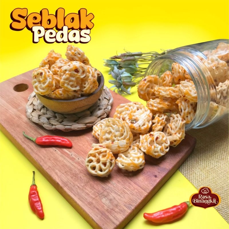 

Kerupuk Seblak Pedas mamang RAFAEL _ RASA BINANGKIT (250GR / 500GR) _ Snack Cemilan Oleh oleh Bandung