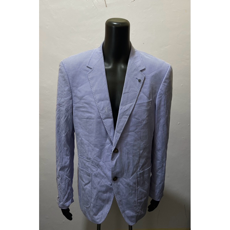 daniel hecter blazer biru salur jas casual xl