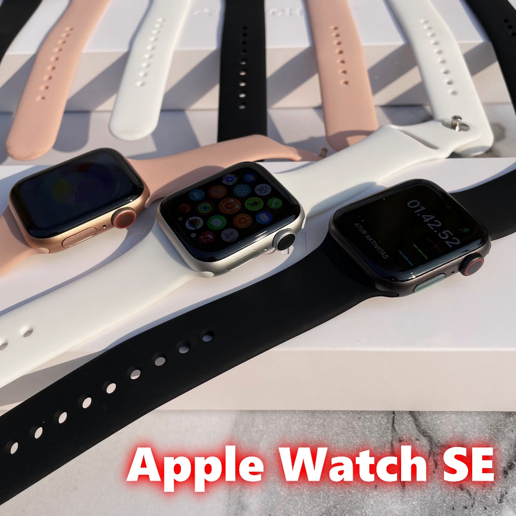 Apple Watch se 40mm/44mm jam smart watch fullset iwatch jam tangan sporty ori 100% hp jam