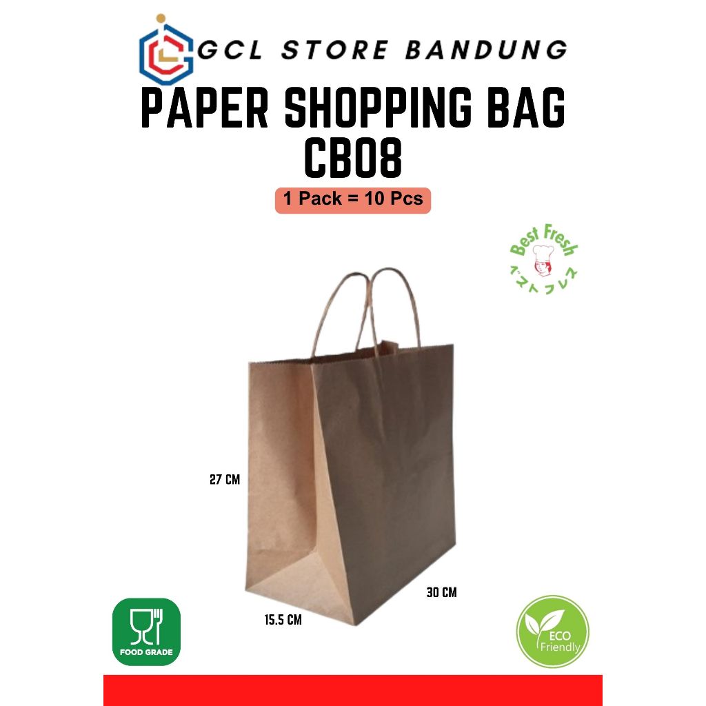 

Paper Bag Shopping CB08 | Tas Shopping Paper | paper Shopping Bag