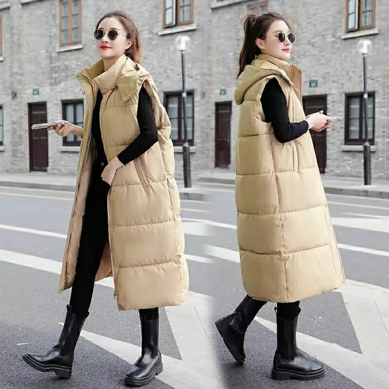 Rompi Winter Panjang Wanita / Rompi Wanita / Long Coat Rompi flawsome