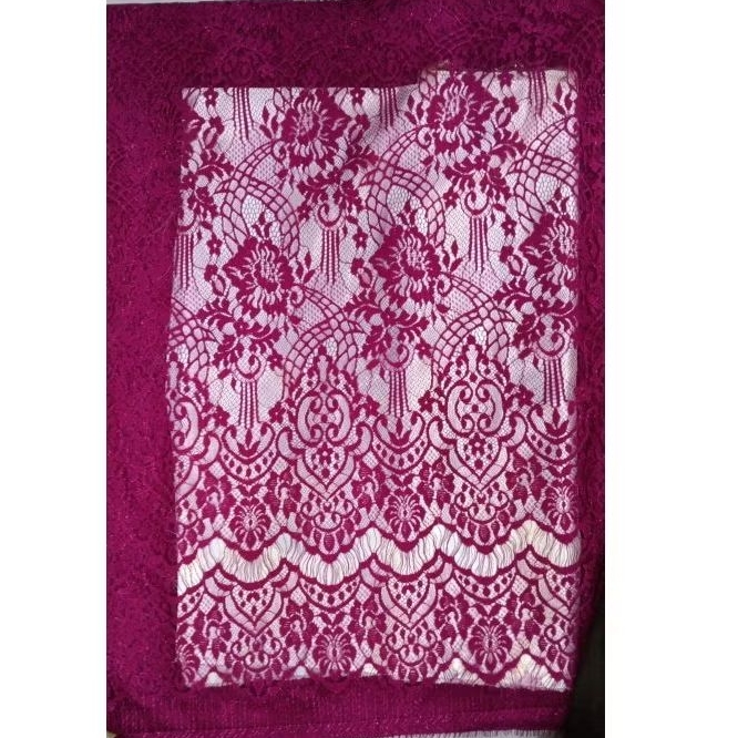 KAIN KEBAYA BROKAT SEMI PRANCIS METALIC BENANG KILAT