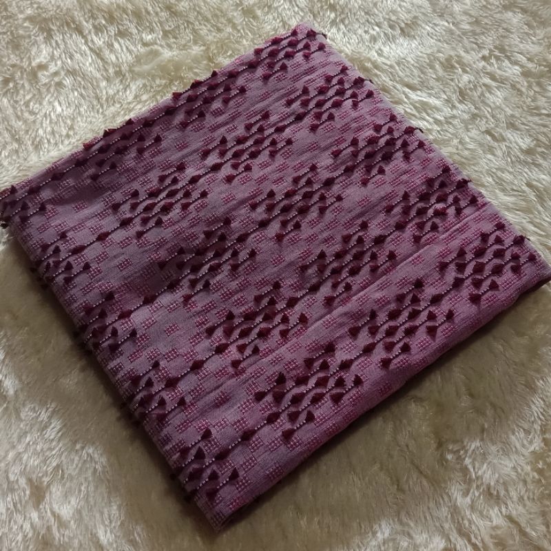 tenun bulu songket premium (ATBM) REDWOOD