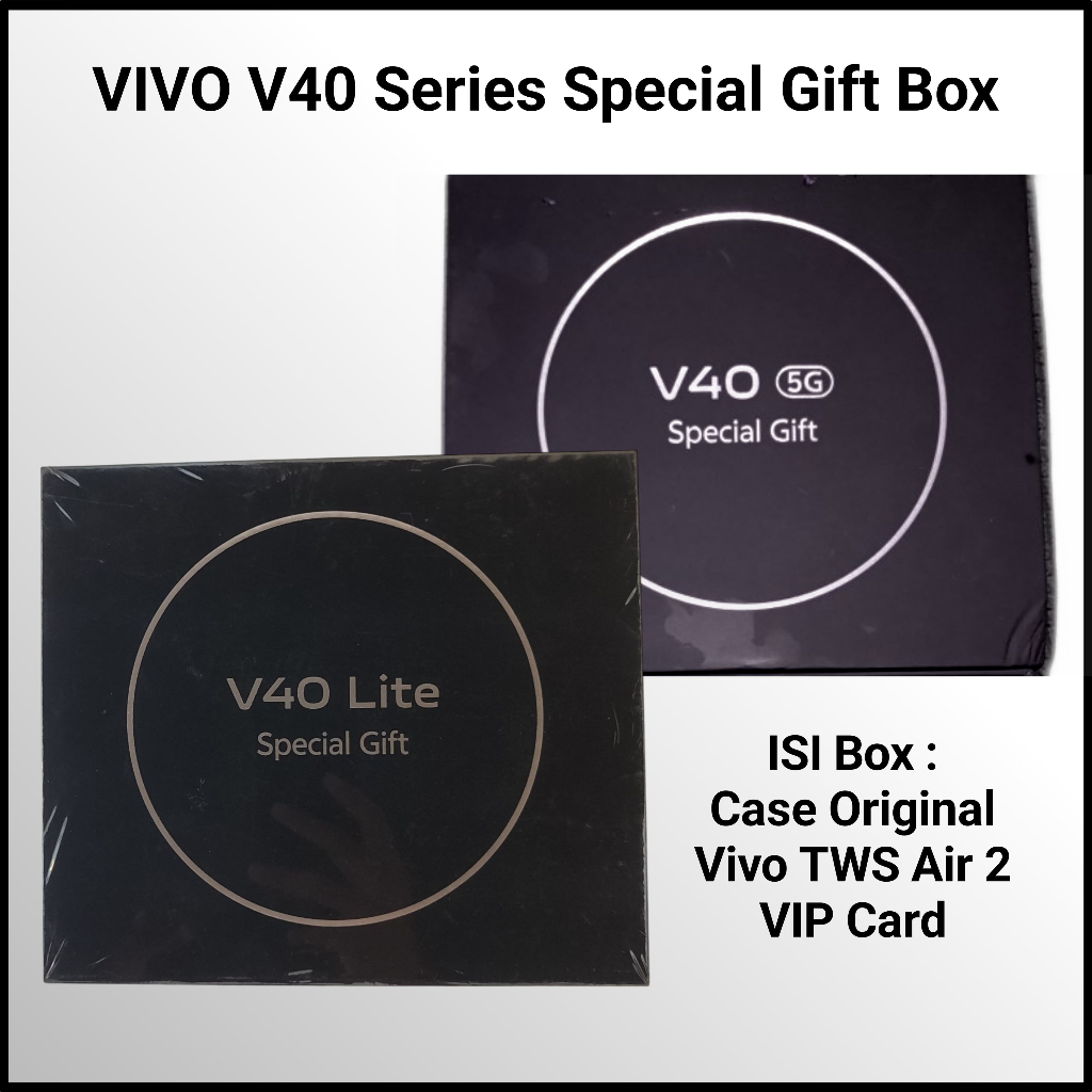 Gift Box Vivo V40 Series - Special Gift V40 Lite Original Vivo Segel