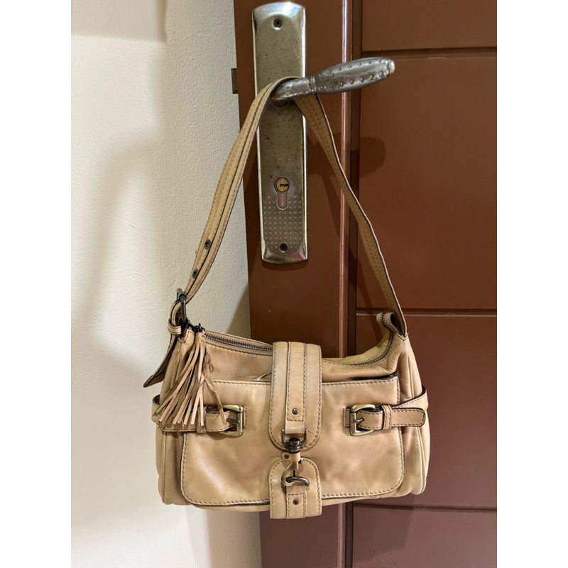 Tas Preloved Shoulder Bag Tas Ketek Kulit Asli Quinta