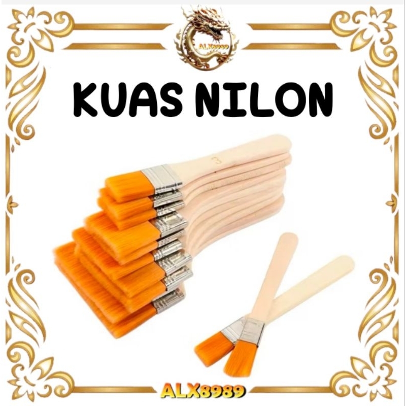 KUAS NILON KUAS KUE COCOK UNTUK OLES KUE HALAL 100% KUAS BBQ KUAS CAT  BAHAN NILON