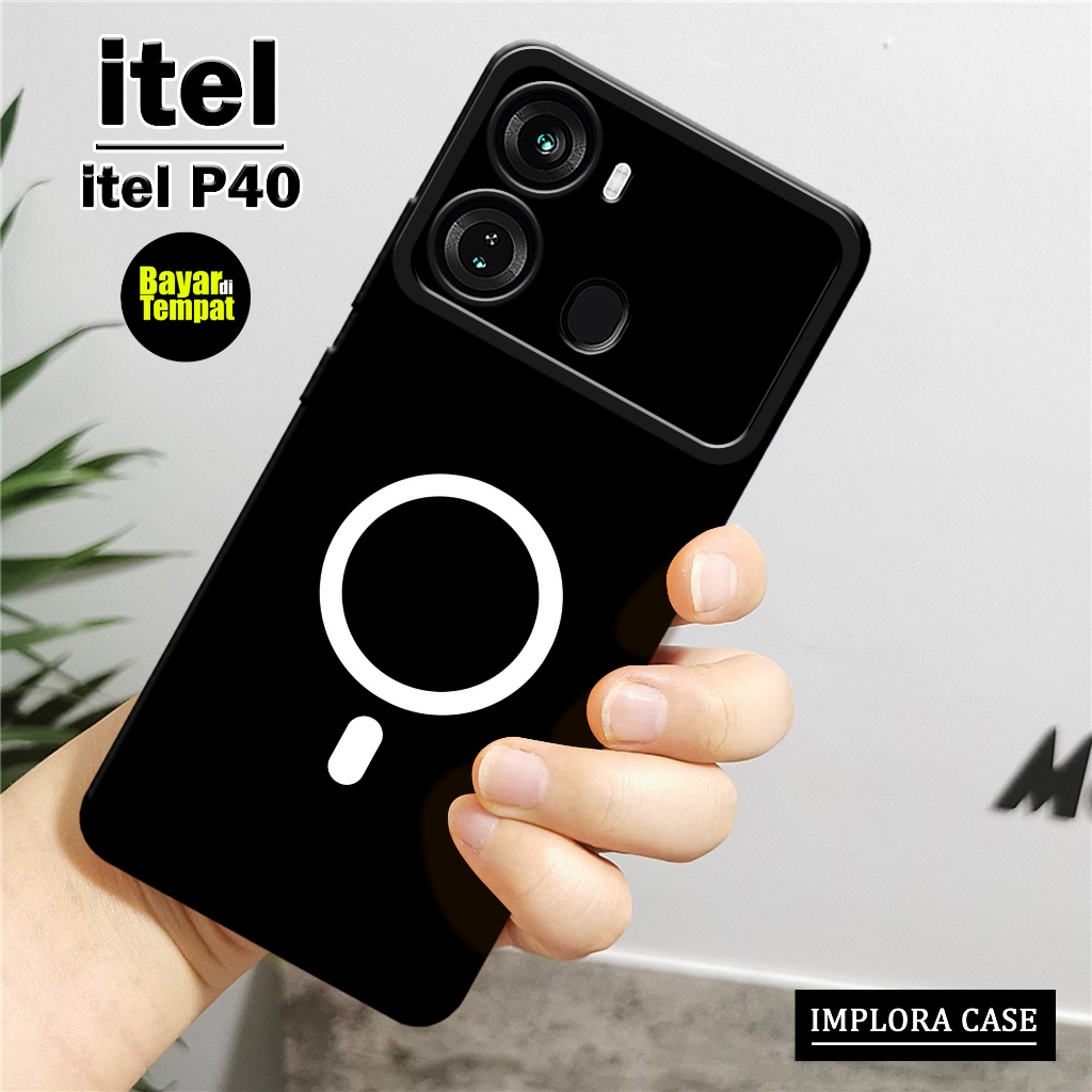 Softcase Itel P40 - Motif Branded - IMPLORA CASE - Casing Itel P40 Case Hp Itel P40 Casing & Skin Ha