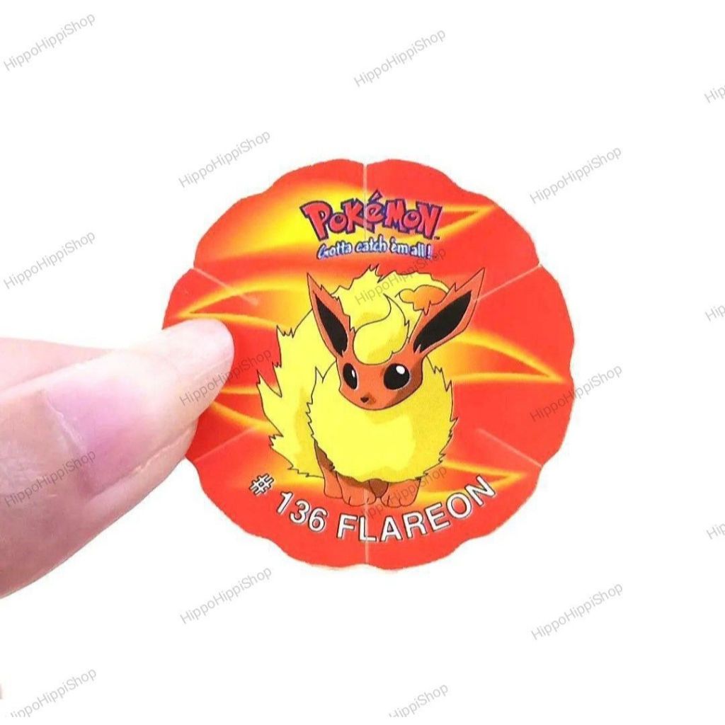 Tazos Tajos Pokemon Smash Chiki Balls jadul Flareon