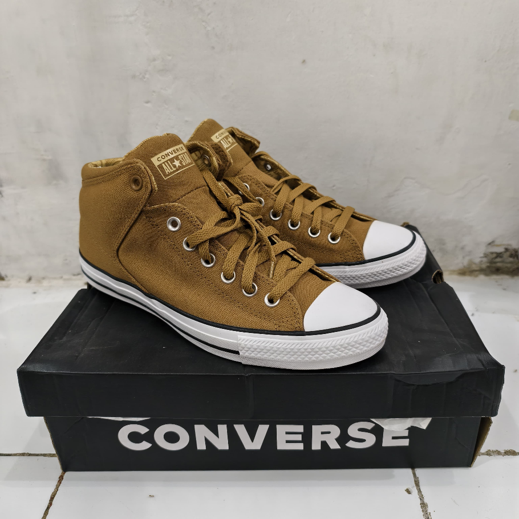 Sepatu CONVERSE A08187C CTAS HIGH STREET MID Ukuran 43 Baru Original
