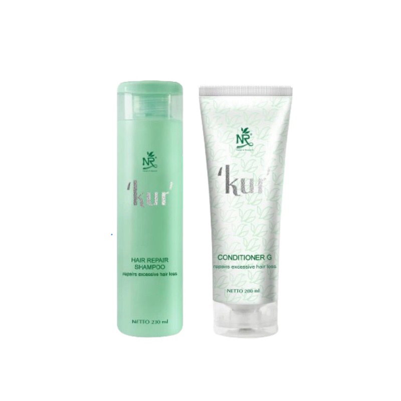 NR KUR - Repair Shampoo Conditioner PERAWATAN RAMBUT RONTOK TIPIS MENEBALKAN RAMBUT