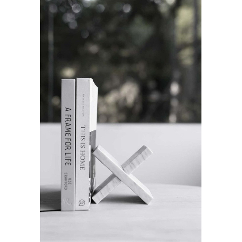 

bookend palang sandaran buku marble marmer