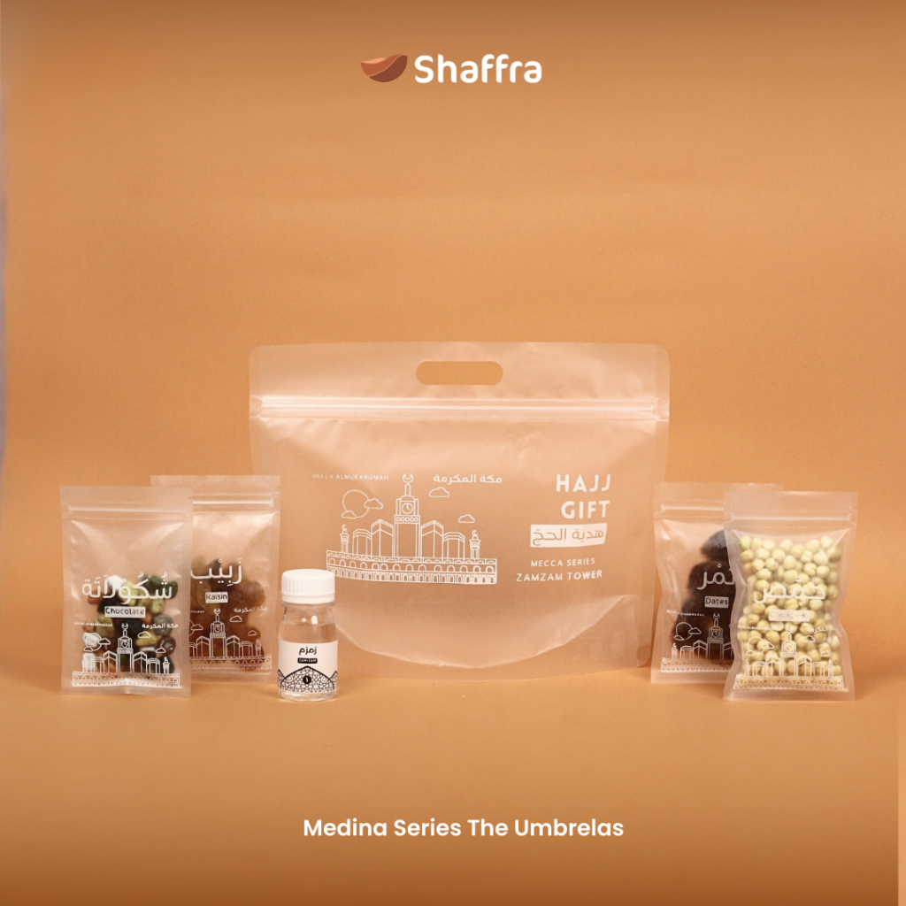 

SHAFFRA - EKSLUSIVE UMROH HAJI SOUVENIR OLEH OLEH HAJI DAN UMROH