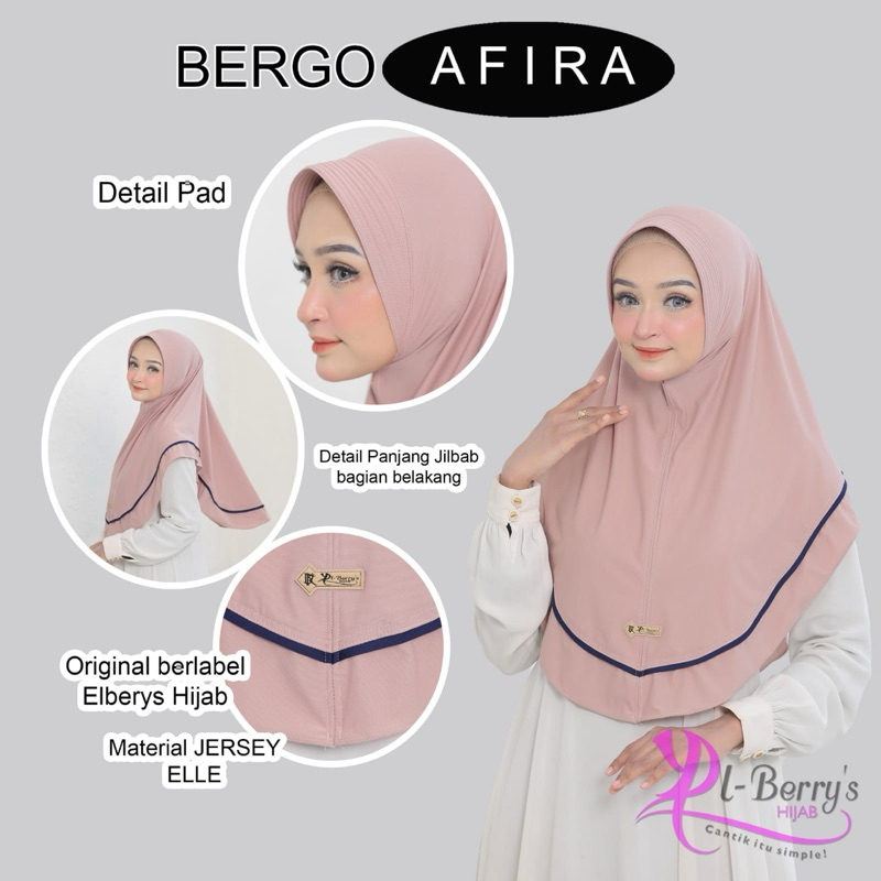 EL BERRYS AFIRA // HIJAB BERGO AFIRA BY EL-BERRYS