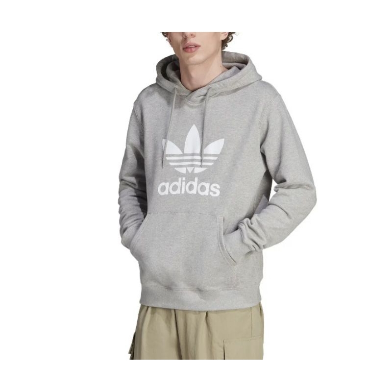Adidas Trefoil Hoodie Grey Original