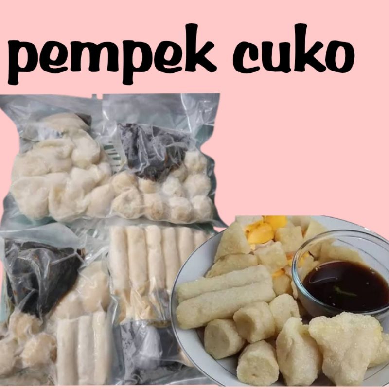 

pempek khas bandung /pempek ikan /pempek bonus cuko /pempek