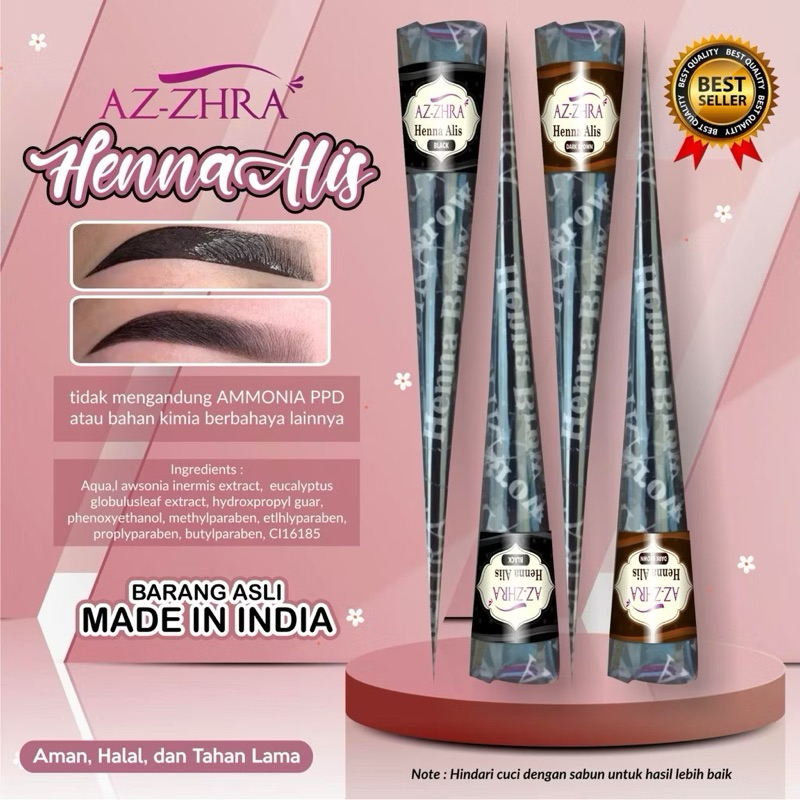 HENA ALIS HALAL SAH SHOLAT SULAM ALIS 100% ORIGINAL