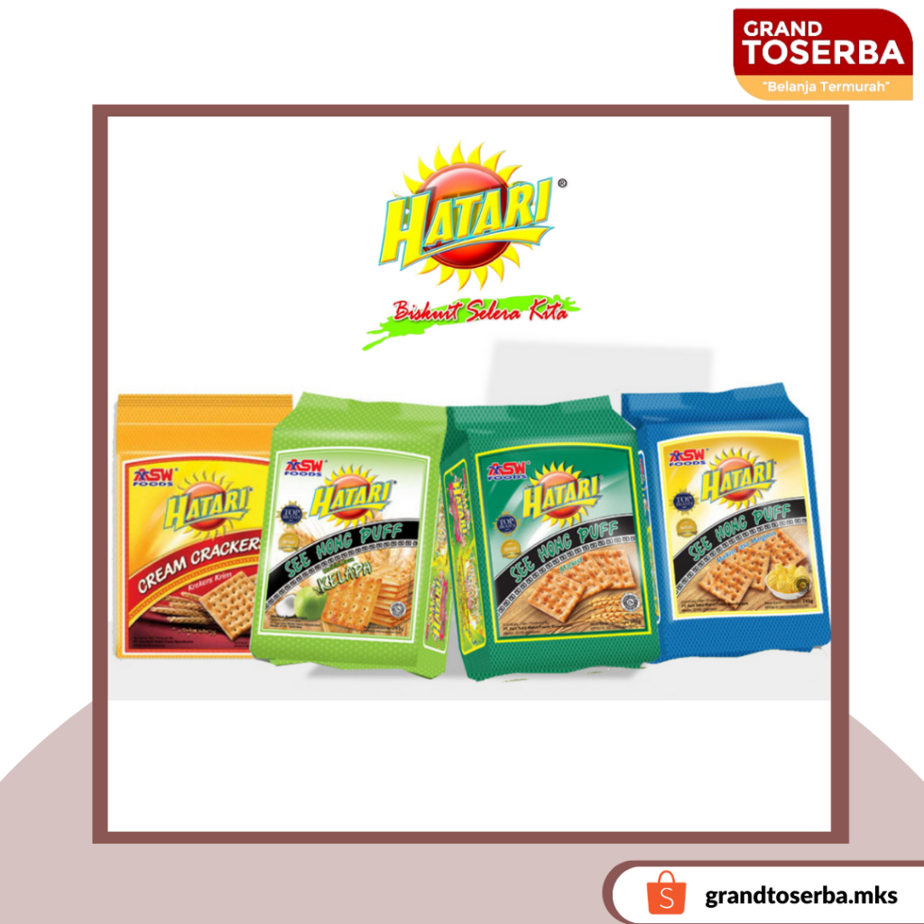 

BISKUIT HATARI SEE HONG PUFF BUTTER 245GR KELAPA / ORI / CREAM - MARGARIN