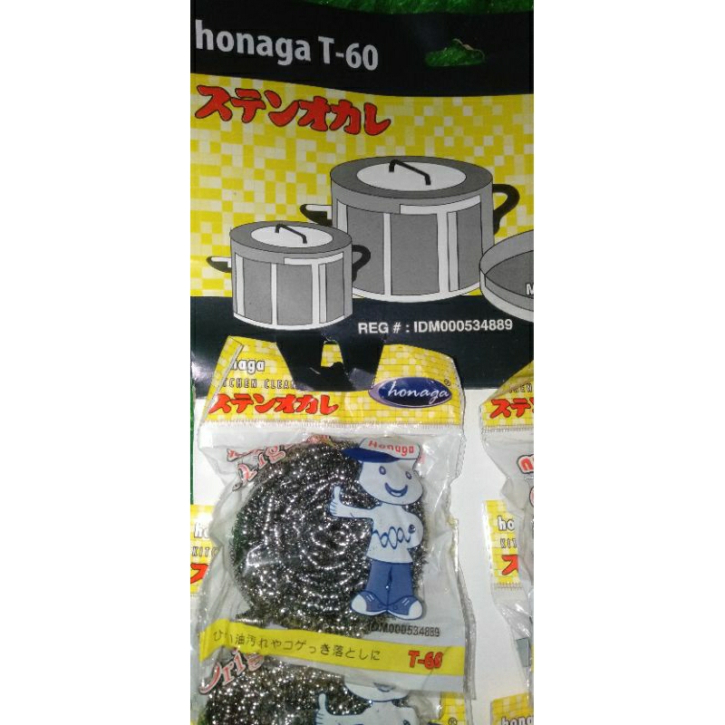 Gosok Panci Kawat Stainless Honaga T-60
