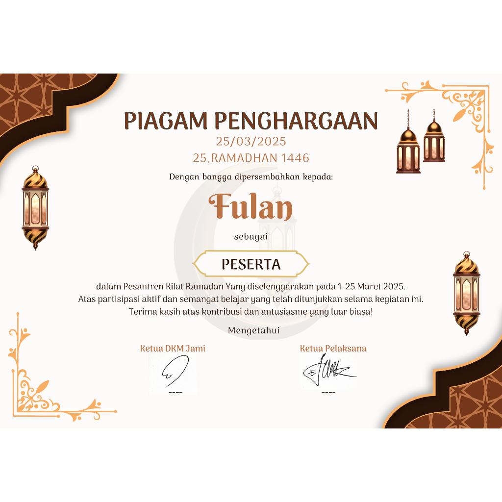 

Cetak Sertifikat & Piagam /sertifikat/Piagam