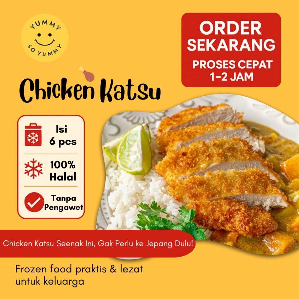 

Makanan Beku Premium Chicken Katsu / Ayam Fillet Katsu Frozen