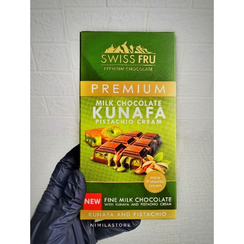 

Ready stock siap kirim Coklat Dubai kunafa Pistachio asli