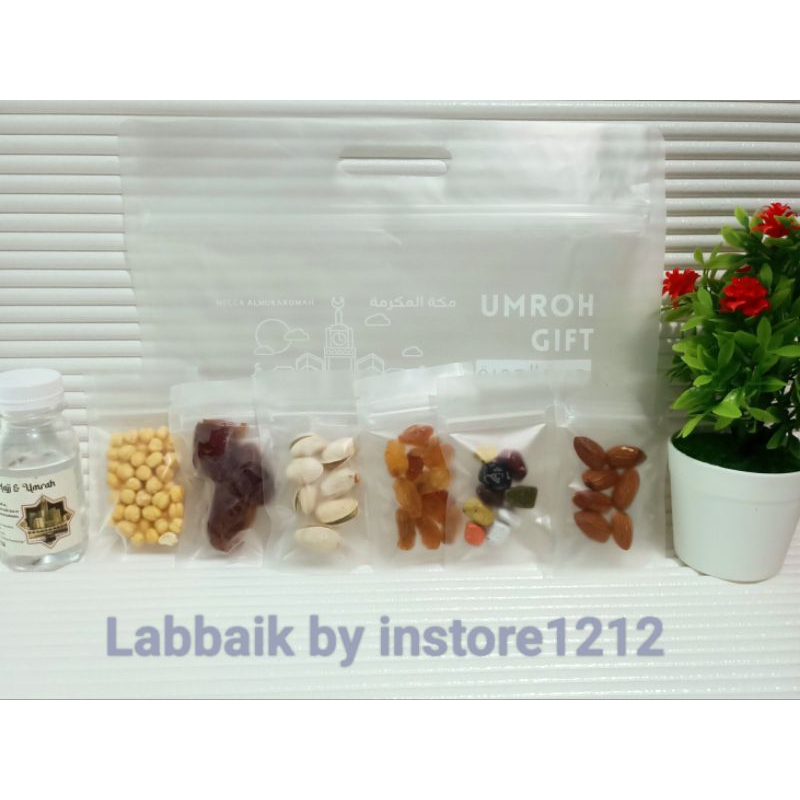 

~Labbaik~ Paket D oleh oleh umroh haji tas eksklusif matte doff jinjing buram