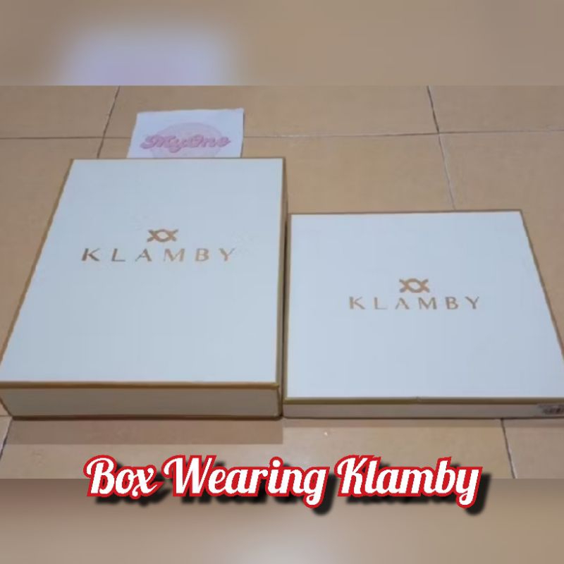 

WEARING KLAMBY BOX ORIGINAL PRELOVE (BACA DESKRIPSI)
