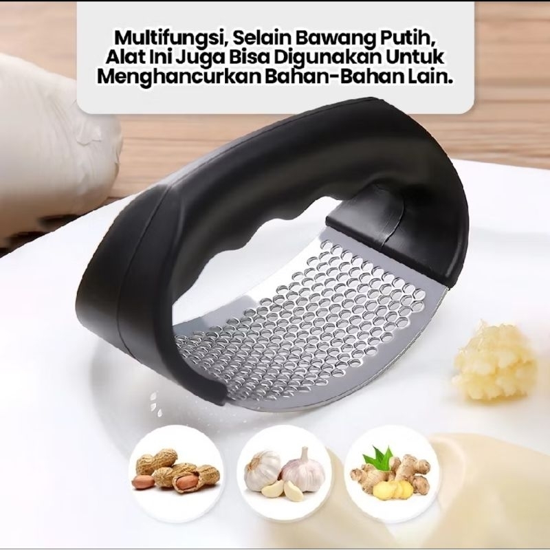 penghancur bawang garlic presser / pengerus bawang putih stenliss / / garlic presser