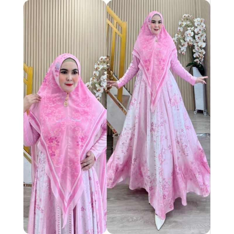 ALESYA SERIES BY CHARISSA SYARI GAMIS PRINTING SILK ARMANI